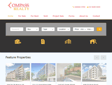 Tablet Screenshot of compassrealty.com.au